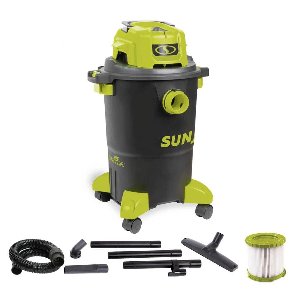 Sun Joe 5 Gal. 7.0-Peak HP Industrial Motor Wet/Dry Vacuum