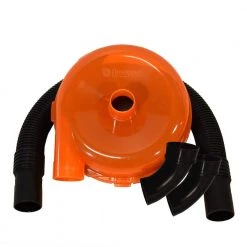 Dustopper High Efficiency Cyclonic Dust Separator, 12 in. Dia with 2.5 in. hose, 36 in. long, with 2 Sweep Elbows