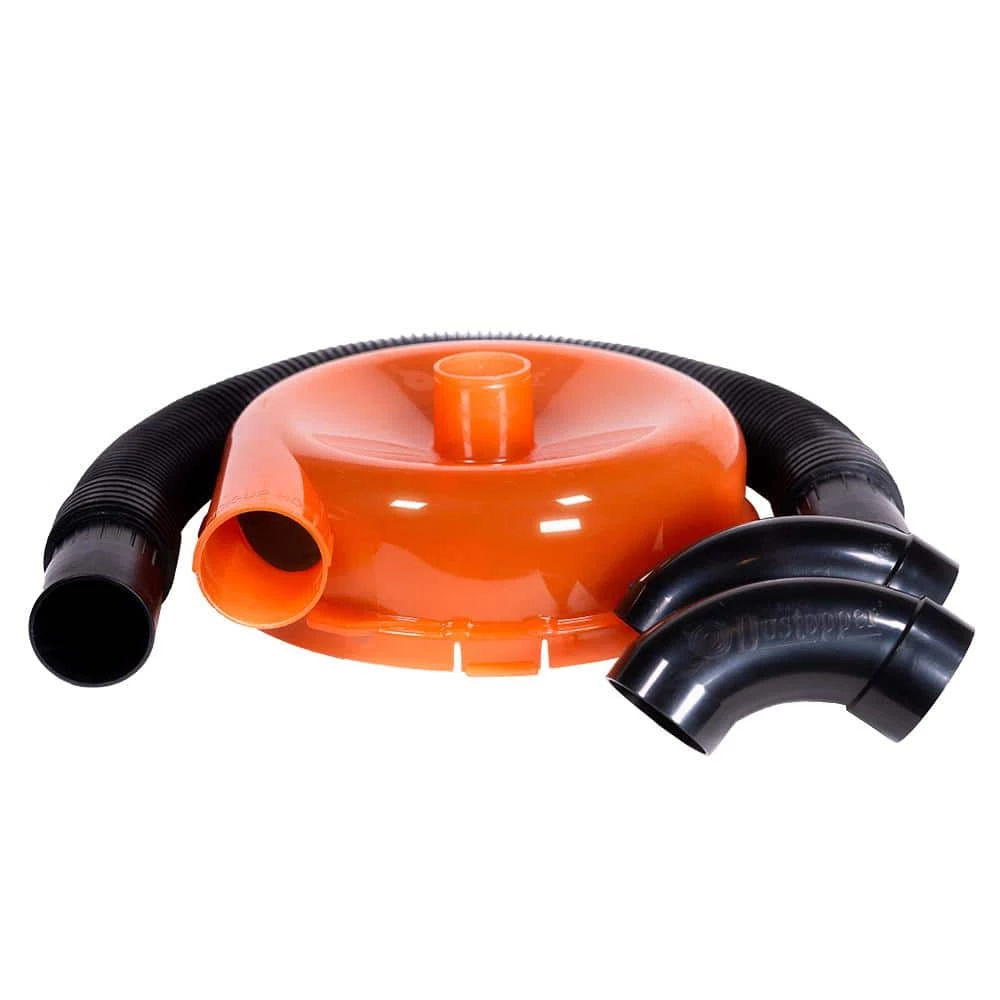 Dustopper High Efficiency Cyclonic Dust Separator, 12 in. Dia with 2.5 in. hose, 36 in. long, with 2 Sweep Elbows - Image 3