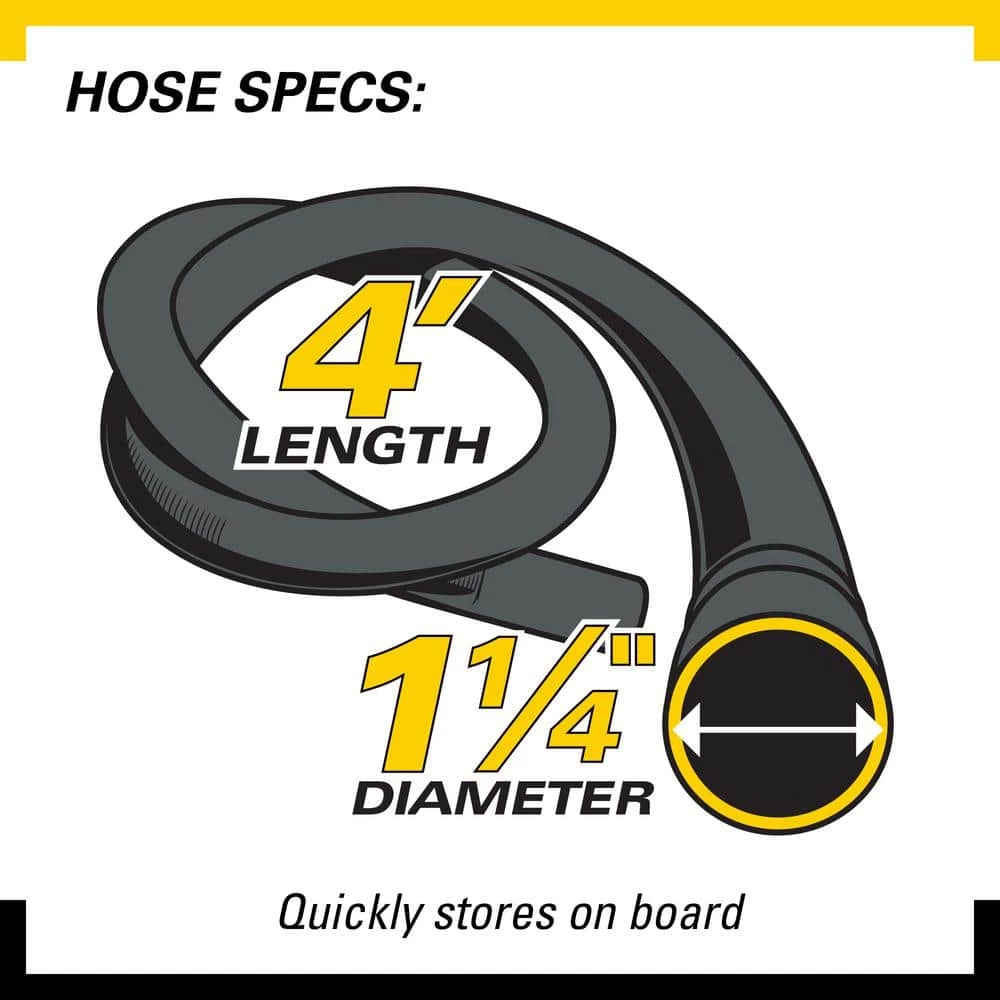 Stinger 2.5 Gallon 1.75 Peak HP Compact Wet/Dry Shop Vacuum with Hose, Accessories and Six Filter Bags - Image 9