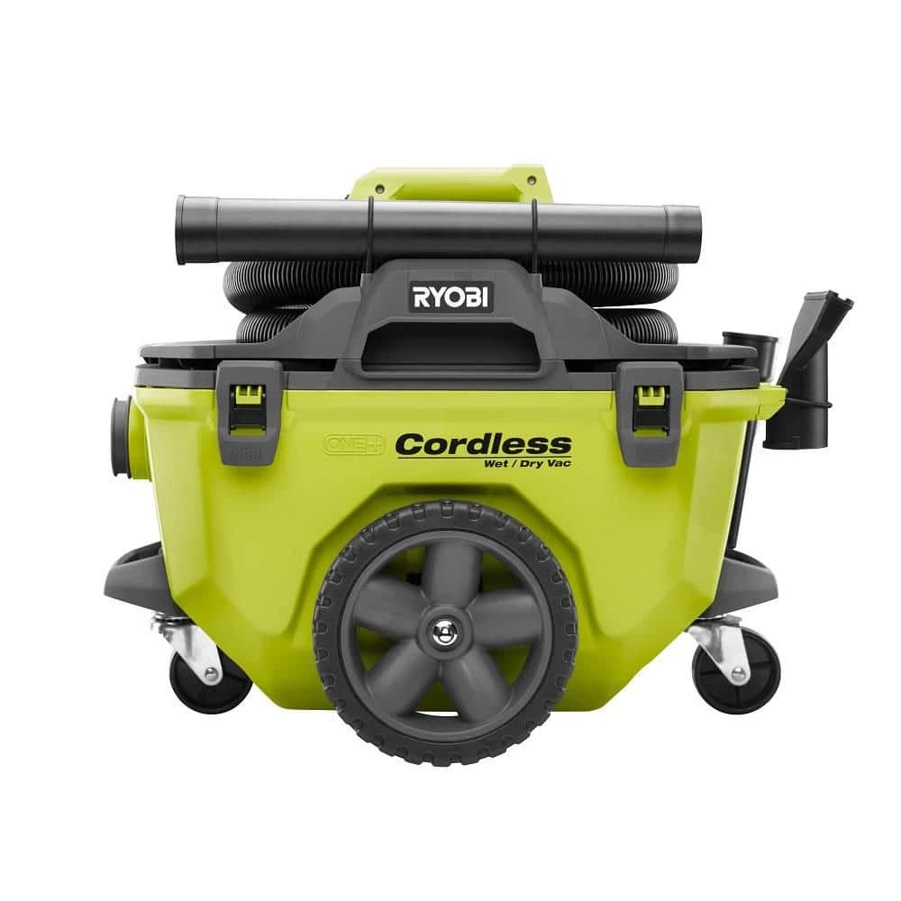 RYOBI ONE+ 18V 6 Gal. Cordless Wet/Dry Vacuum with FREE 4.0 Ah Lithium-Ion HIGH PERFORMANCE Battery - Image 4