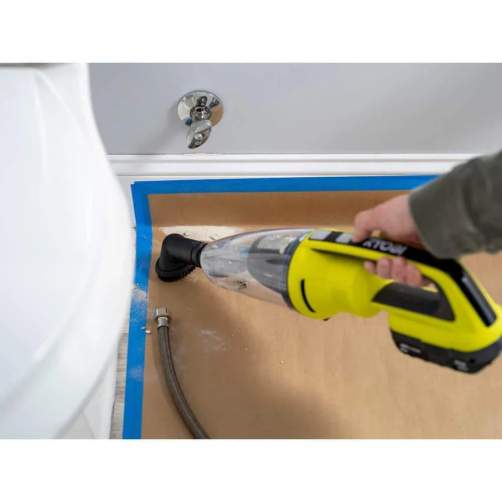 RYOBI ONE+ 18V Cordless Wet/Dry Hand Vacuum Kit with 2.0 Ah Battery and Charger - Image 8