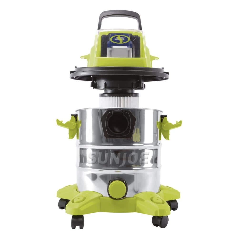 Sun Joe 5.2 Gal. 24-Volt iON+ Cordless Portable Stainless Steel Wet/Dry Vacuum Kit with 4.0 Ah Battery Plus Charger - Image 13