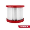 Milwaukee M18 Wet/Dry HEPA Filter (2-Pack)