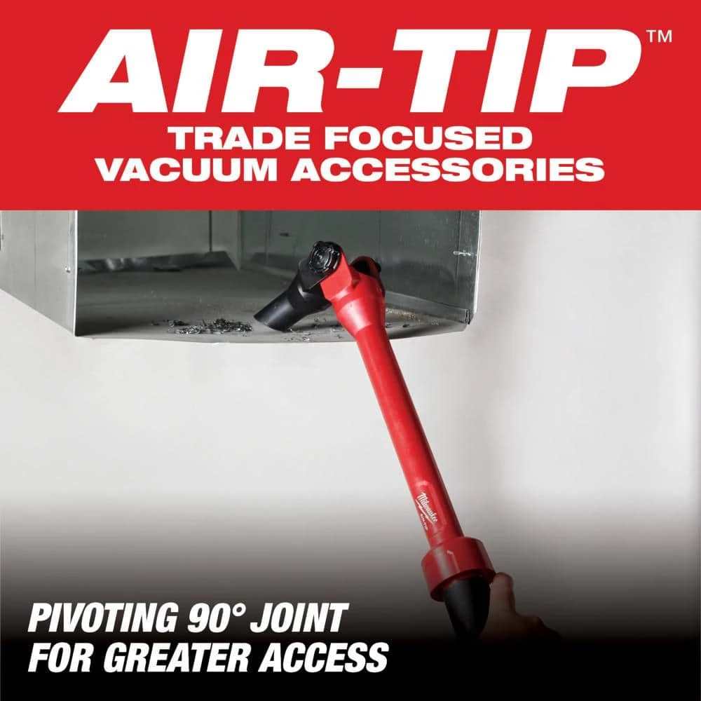Milwaukee AIR-TIP 1-1/4 in. - 2-1/2 in. Pivoting Extension Wand Wet/Dry Shop Vacuum Attachment (1-Piece) - Image 3