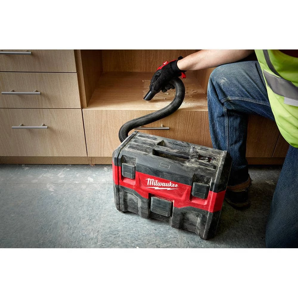 Milwaukee M18 18-Volt 2 Gal. Lithium-Ion Cordless Wet/Dry Vacuum with M18 18-Volt Lithium-Ion 1/4 in. Compact Impact Driver Kit - Image 13