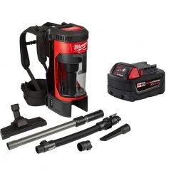 Milwaukee M18 FUEL 1 Gal. 18-Volt Lithium-Ion Brushless Cordless 3-in-1 Backpack Vacuum W/ 5.0Ah Battery