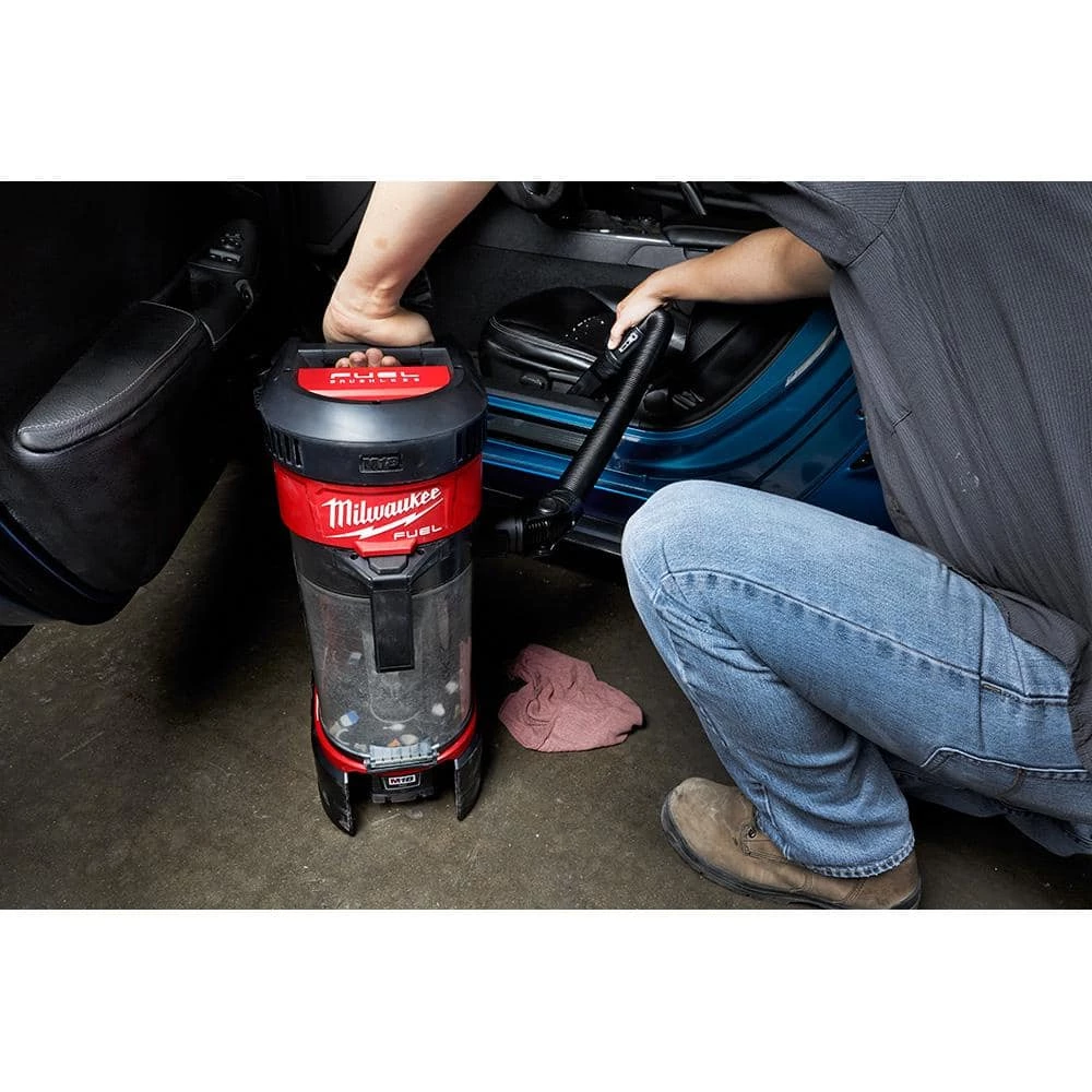Milwaukee M18 FUEL 18-Volt Lithium-Ion Brushless 1 Gal. Cordless 3-in-1 Backpack Vacuum (Tool-Only) - Image 13