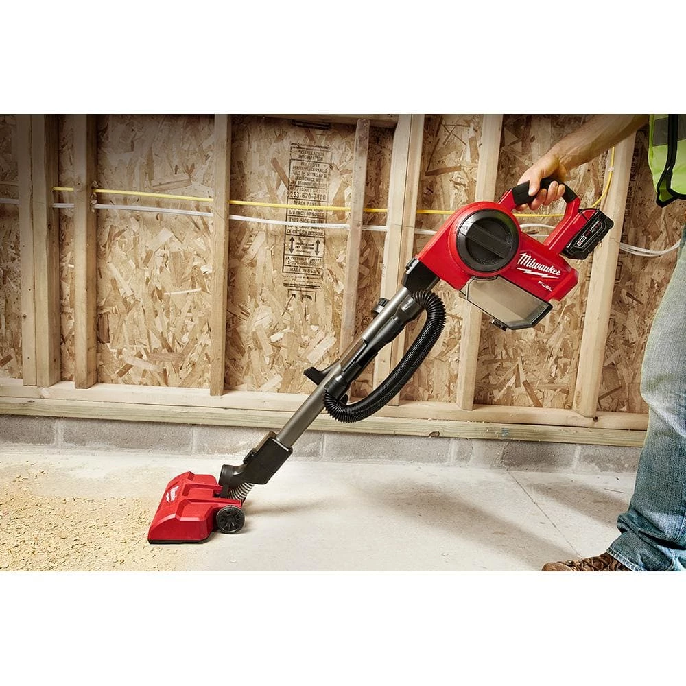 Milwaukee M18 FUEL 18-Volt Lithium-Ion Brushless 0.25 Gal. Cordless Jobsite Vacuum with Extra Filter - Image 10