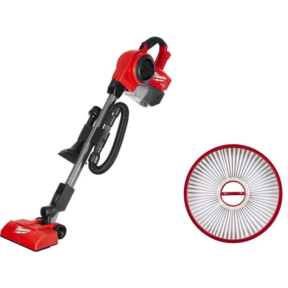 Milwaukee M18 FUEL 18-Volt Lithium-Ion Brushless 0.25 Gal. Cordless Jobsite Vacuum with Extra Filter