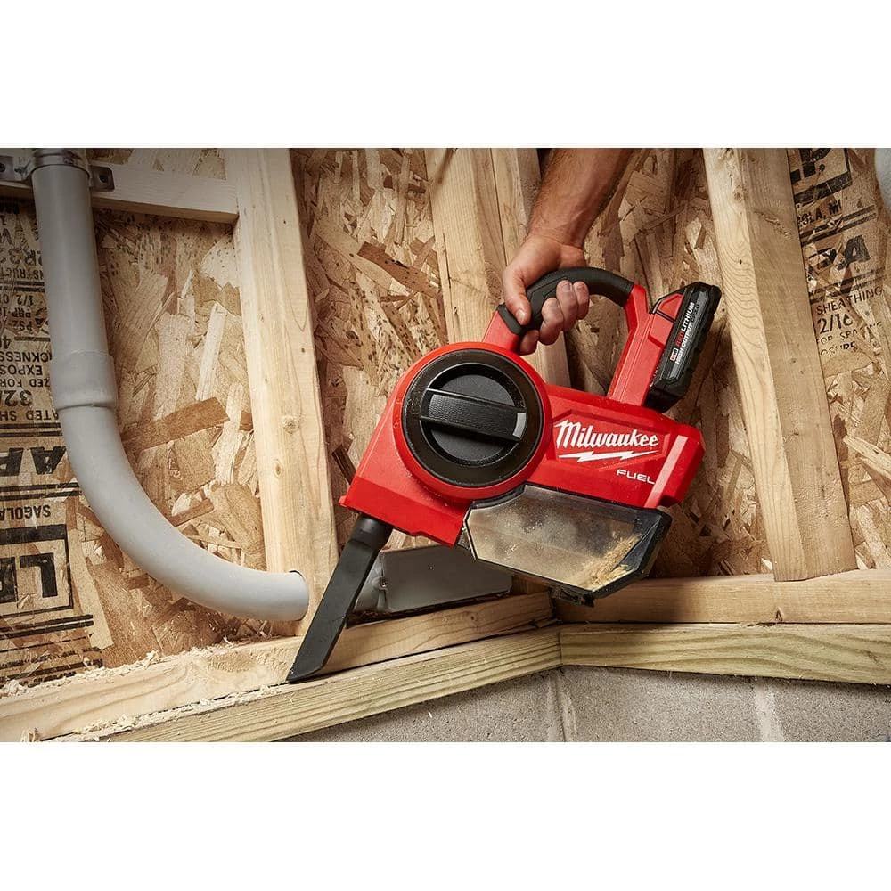 Milwaukee M18 FUEL 18-Volt Lithium-Ion Brushless 0.25 Gal. Cordless Jobsite Vacuum with Extra Filter - Image 13