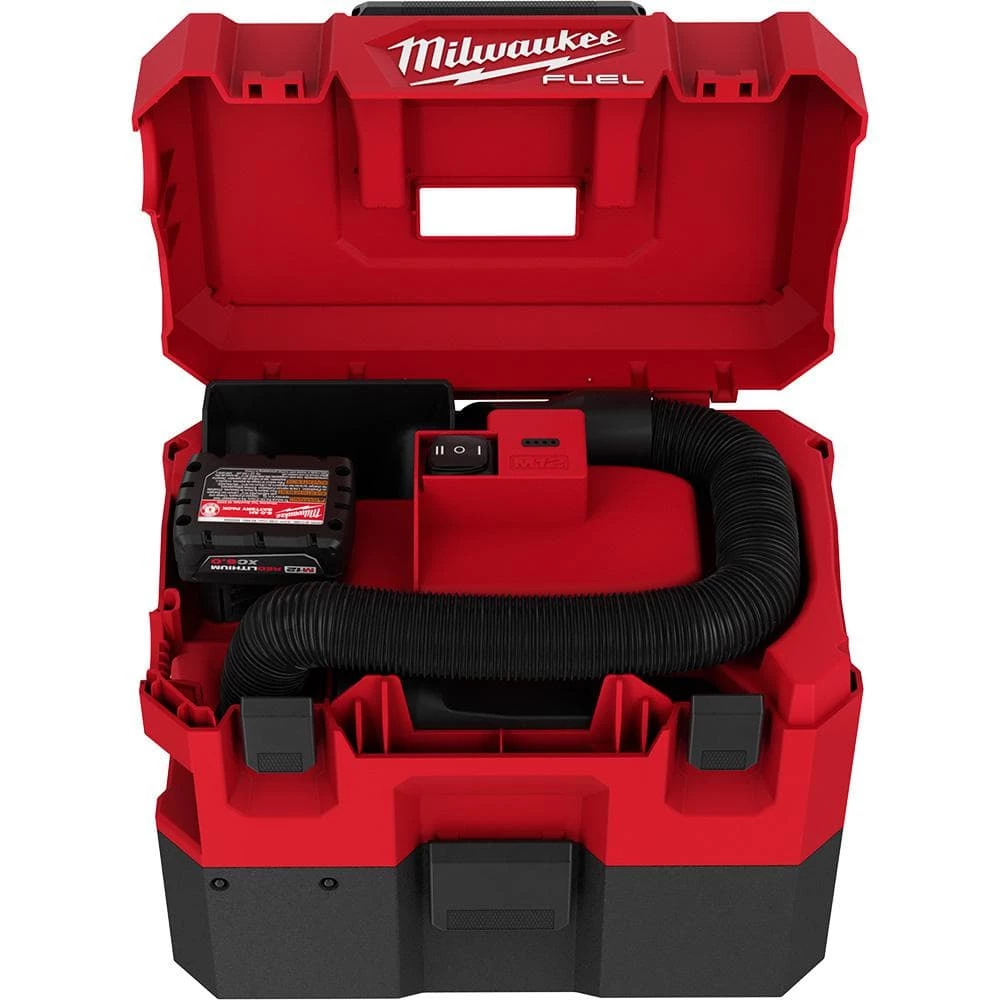 Milwaukee M12 FUEL 12-Volt 1.6 Gal. Lithium-Ion Cordless Wet/Dry Shop Vacuum Kit with 6.0 Ah Battery, Charger, & M12 Spot Blower - Image 14