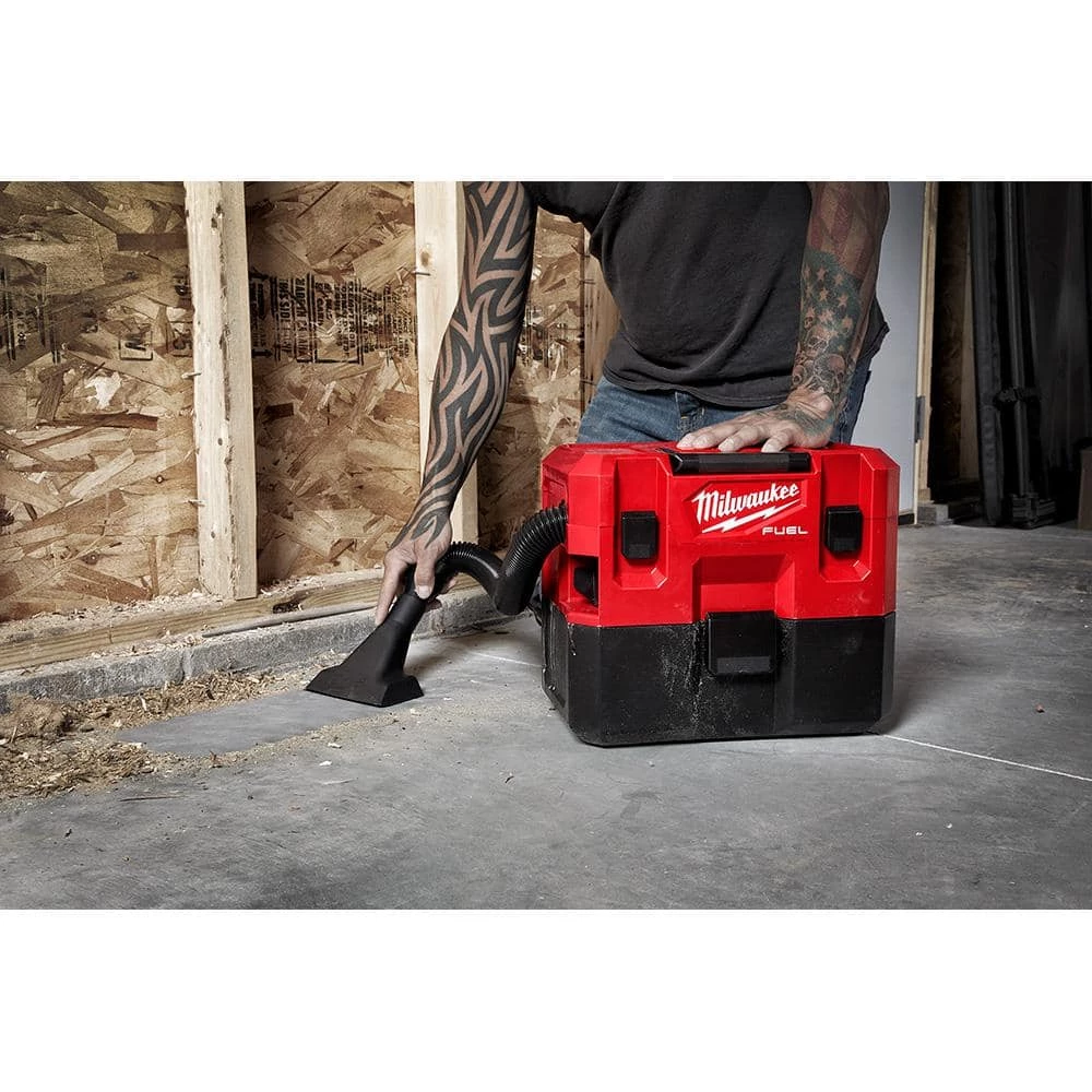 Milwaukee M12 FUEL 12-Volt 1.6 Gal. Lithium-Ion Cordless Wet/Dry Shop Vacuum Kit with 6.0 Ah Battery, Charger, & M12 Spot Blower - Image 12