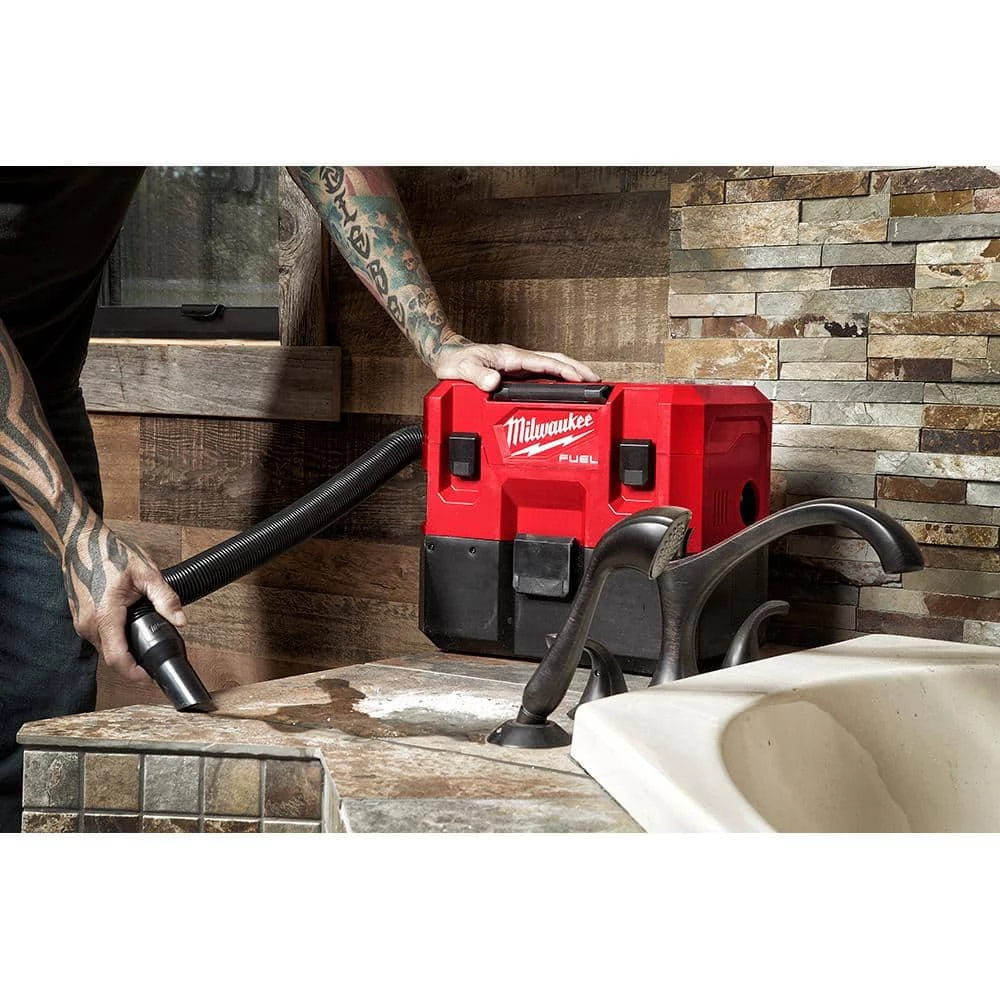 Milwaukee M12 FUEL 12-Volt 1.6 Gal. Lithium-Ion Cordless Wet/Dry Vacuum Kit with 6.0 Ah Battery and Charger - Image 11