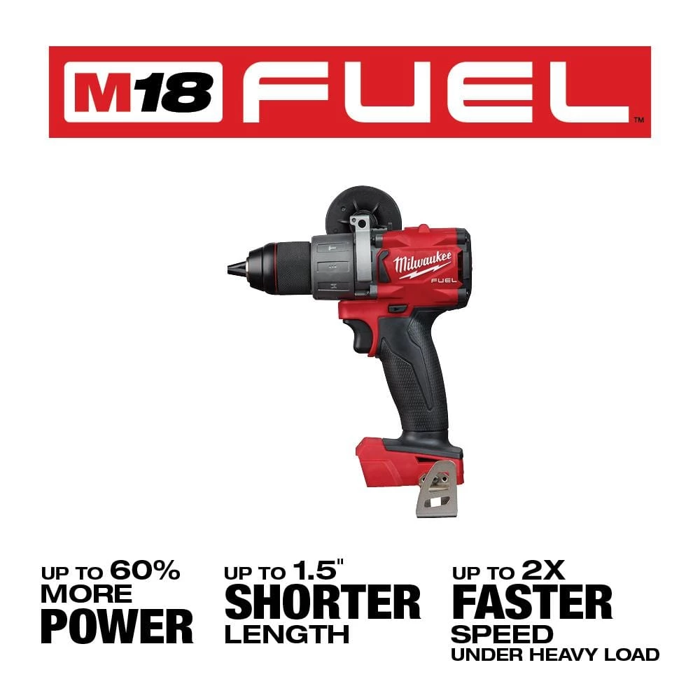 Milwaukee M18 FUEL PACKOUT 18-Volt 2.5 Gal. Wet/Dry Vacuum with 1/2 in. Hammer Drill/Driver and Battery and Charger - Image 5
