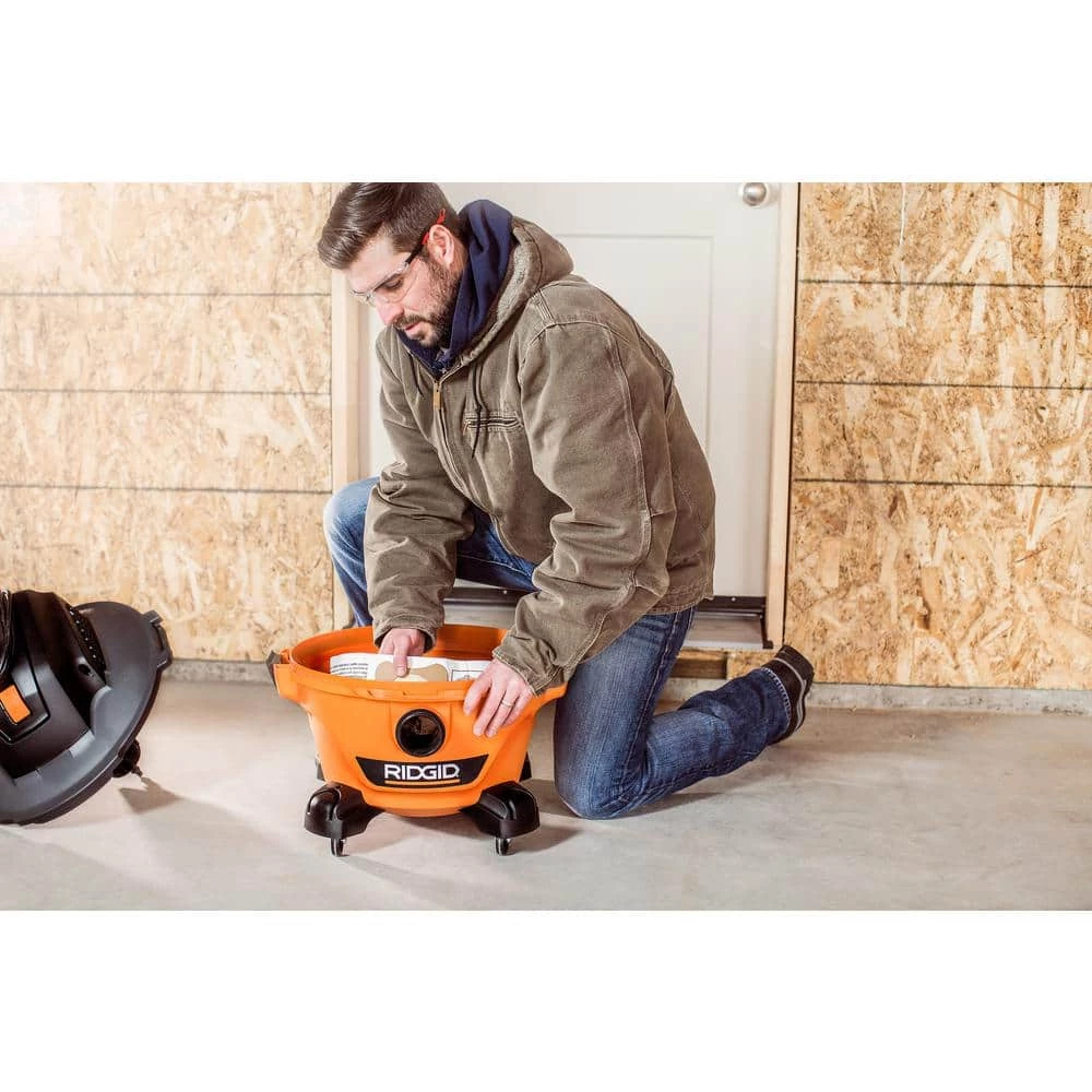 High-Efficiency Size C Dust Collection Bags for 3 to 4.5 Gallon and HD06001 RIDGID Wet/Dry Shop Vacuums (2-Pack) - Image 8