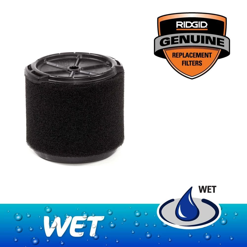 Wet Application Foam Filter for 3 to 4.5 Gallon RIDGID Wet/Dry Shop Vacuums - Image 12