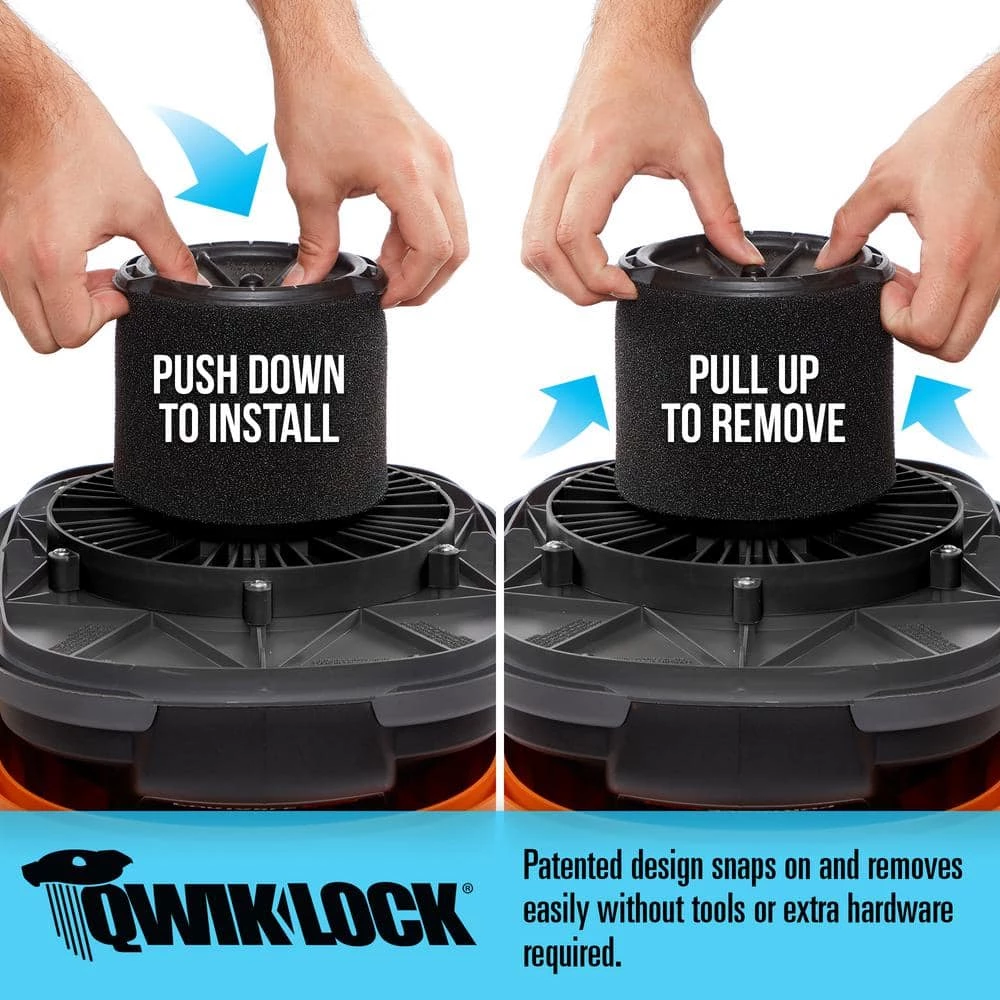 Wet Application Foam Filter for 3 to 4.5 Gallon RIDGID Wet/Dry Shop Vacuums - Image 4