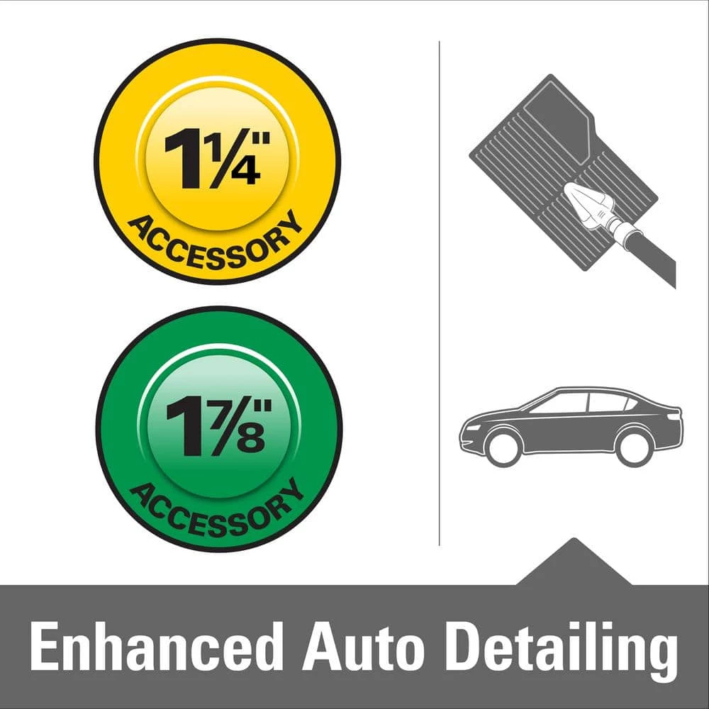 1-1/4 in. Car Cleaning Accessory Kit with 14-ft Hose for RIDGID Wet/Dry Shop Vacuums - Image 13