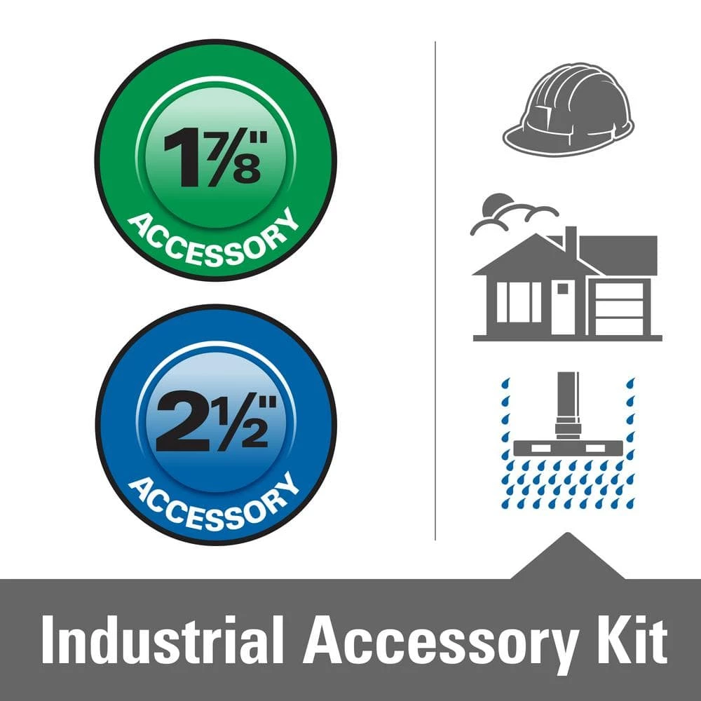 1-7/8 in. and 2-1/2 in. Heavy-Duty Cleaning Accessory Kit for RIDGID Wet/Dry Shop Vacuums - Image 12
