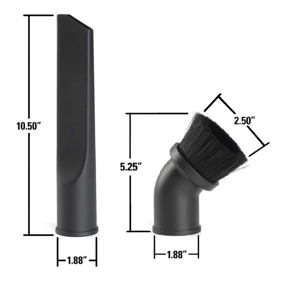 1-7/8 in. and 2-1/2 in. Heavy-Duty Cleaning Accessory Kit for RIDGID Wet/Dry Shop Vacuums - Image 5