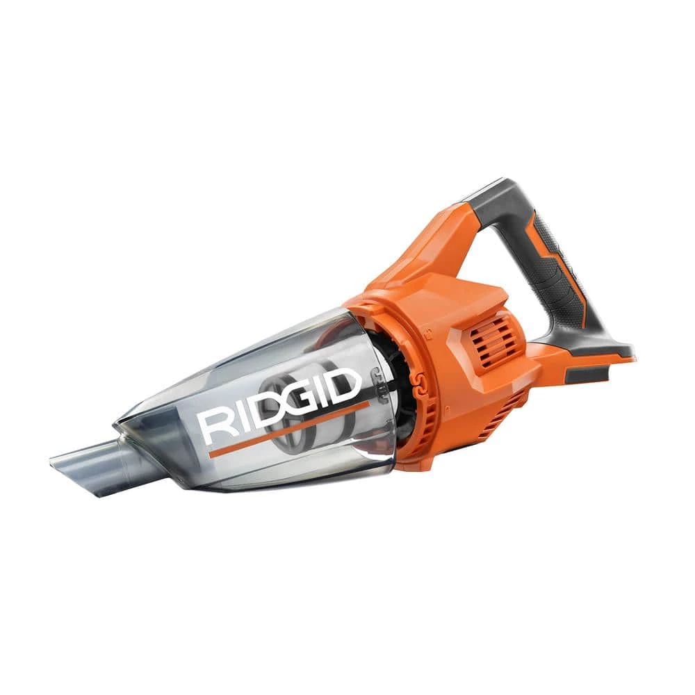 RIDGID 18V Cordless Hand Vacuum with Crevice Nozzle, Utility Nozzle, Extension Tube, and 2.0 Ah Lithium-Ion Battery - Image 5