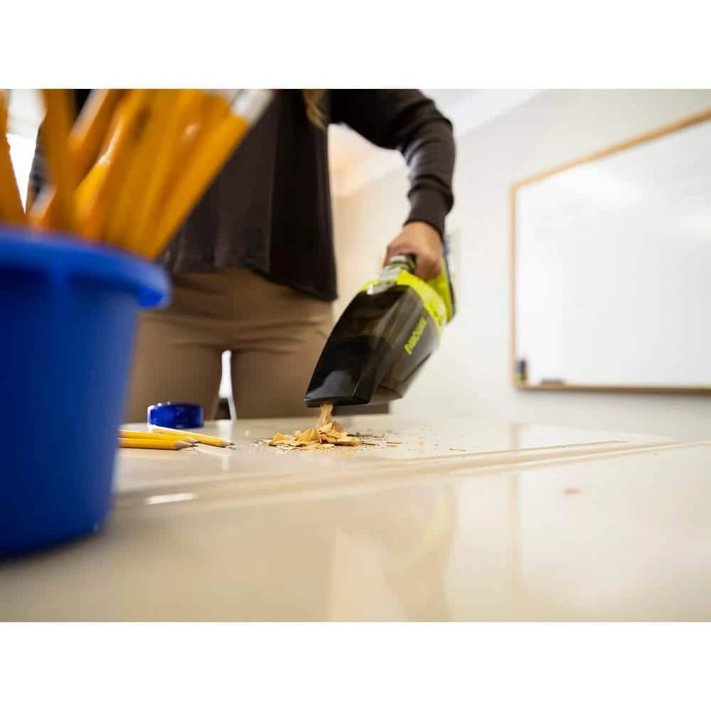 RYOBI ONE+ 18V Lithium-Ion Cordless EVERCHARGE Hand Vacuum Kit with 1.3 Ah Compact Battery and Wall Adaptor/Charger - Image 9