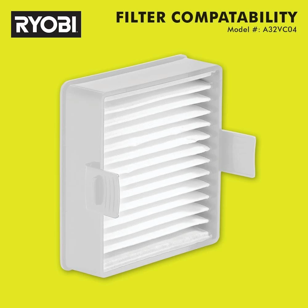 RYOBI ONE+ 18V Lithium-Ion Cordless EVERCHARGE Hand Vacuum Kit with 1.3 Ah Compact Battery and Wall Adaptor/Charger - Image 8